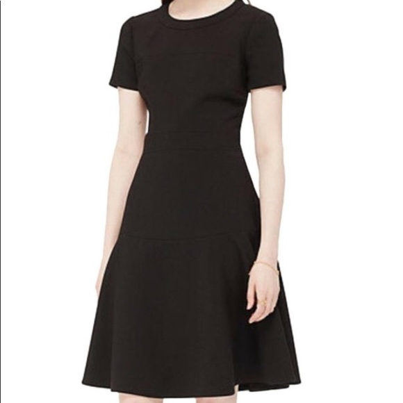 KATE SPADE NEW YORK CREPE FLIP DRESS Black FIT & FLARE DRESS SZ 4 AUDREY HEPBURN - Picture 6 of 16